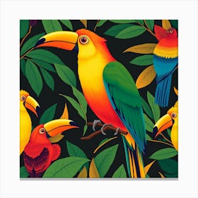 Toucans 8 Canvas Print