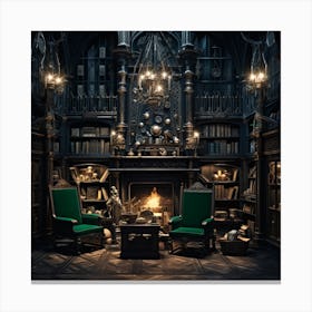 Library 4 Canvas Print