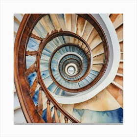 Spiral Staircase 2 Canvas Print