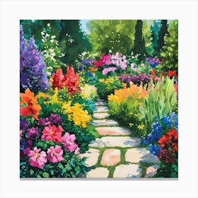 Garden Path Canvas Print