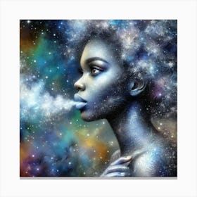 Space Girl Canvas Print