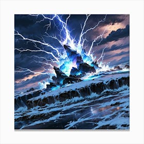 Lightning Storm Canvas Print