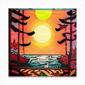 Wilderness Sun Canvas Print
