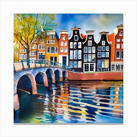 Amsterdam Bridge Canvas Print