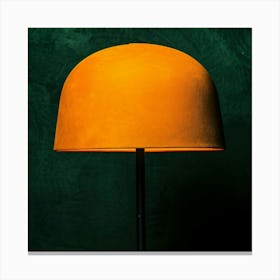 Orange Floor Lamp Canvas Print