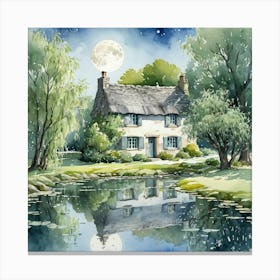 Country house scene 4 Canvas Print