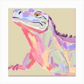 Komodo Dragon Lizard 04 Canvas Print