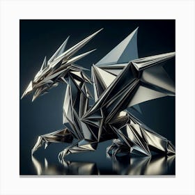 Origami Dragon 3 Canvas Print