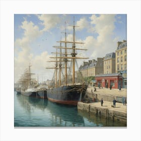 La Capitainerie Le Havre Art Print 2 Canvas Print