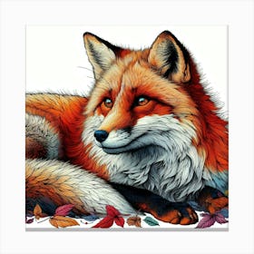 Red Fox 1 Canvas Print