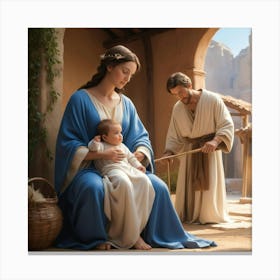 Birth Of Jesus 4 Canvas Print