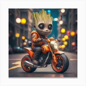 Guardians Of The Galaxy Groot Canvas Print