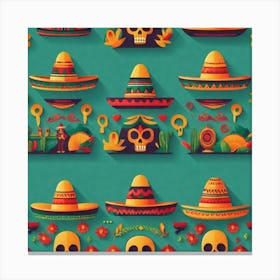 Day Of The Dead 62 Canvas Print