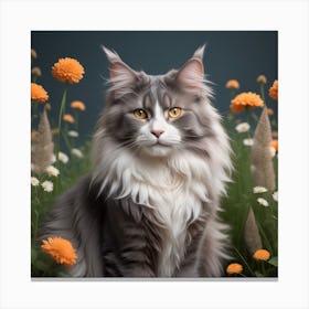 Coon Cat Canvas Print