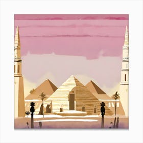 Egyptian Pyramids 1 Canvas Print