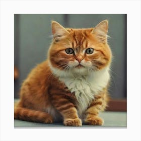 Orange Tabby Cat 1 Canvas Print