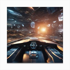 Spacecraft Interior Canvas Print