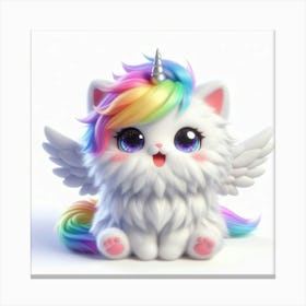 Unicorn Cat, caticorn Canvas Print