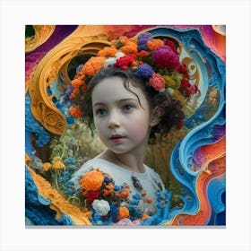 'Flora' 1 Canvas Print