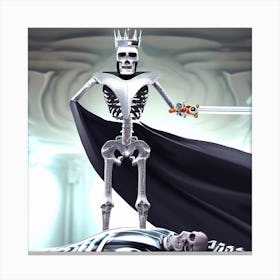 King Of Skeletons 1 Canvas Print