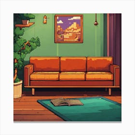 Living Room 104 Canvas Print
