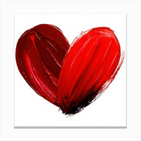 Heart Painting Canvas Print