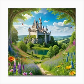 Fairytale Castle 1 Canvas Print