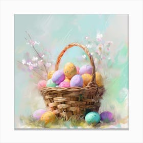 Easter Basket 3 Canvas Print