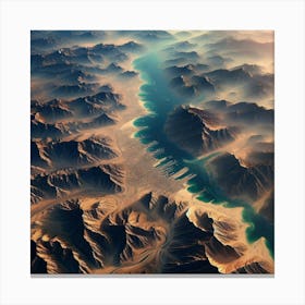 Desert Landscape Canvas Print