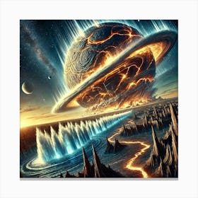 Exulon Tidal Force Generation Converted Canvas Print