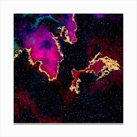 100 Nebulas in Space with Stars Abstract n.118 Canvas Print