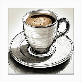 Coffee Cup Canvas Print