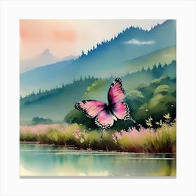 Butterfly Painting 27 Canvas Print