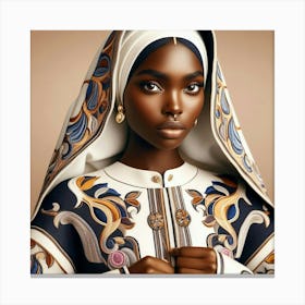 Muslim Woman 2 Canvas Print