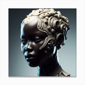 Robot Woman Canvas Print