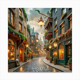 Harry Potter Street Canvas Print