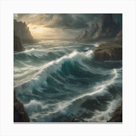 Ocean Storm Canvas Print