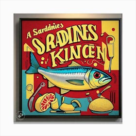 Sardines Sardines Kitchen Canvas Print