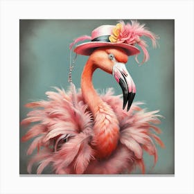 Flamingo 62 Canvas Print