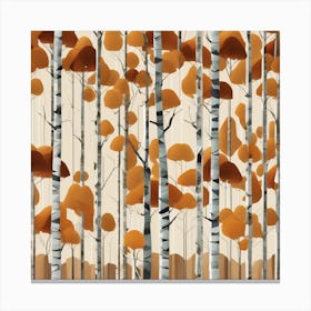 Birches Canvas Print