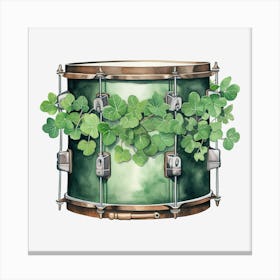 Shamrock Drum 4 Canvas Print