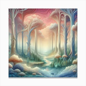 Fantasy Forest 8 Canvas Print