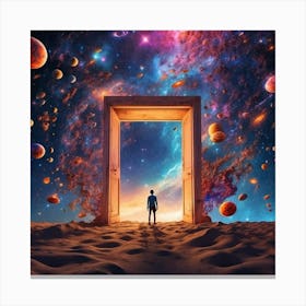 Enter to know yourself Canvas Print