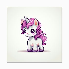 Cute Unicorn 625 Canvas Print