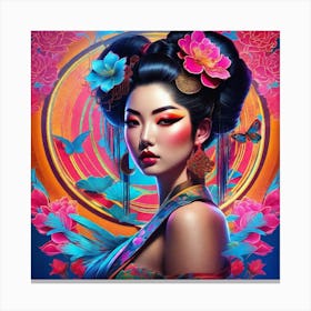 Geisha 169 Canvas Print