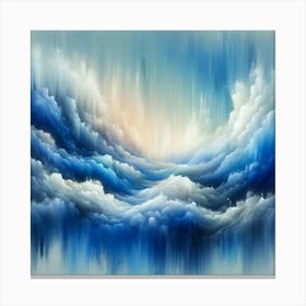 Abstract Clouds - Abstract Stock Videos & Royalty-Free Footage Canvas Print