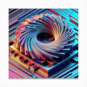 Abstract Fractal Art Canvas Print