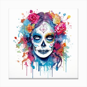 Day Of The Dead 9 Canvas Print