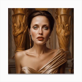 Angelina Jolie Canvas Print