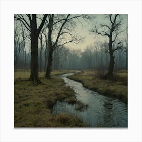 Foggy Forest 2 Canvas Print